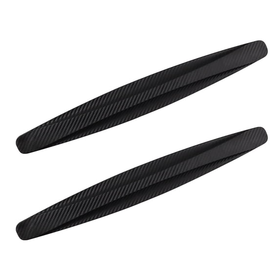 Eespoir Automobile Carbon Fiber Body Anti-collision Adhesive, Car Anti-collision Strip, 2pc Bumper Protection For Door, Side, Paint Guard, Clear(B)