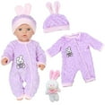 thumbnail image 1 of Eespoir Baby Dolls Clothes Outfits Casual Wear, Doll Clothes Set for 18 Inch Doll, Decorative Clothing Fabric for Playtime, Gift Idea, Themed Accessory(B), 1 of 9