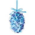 thumbnail image 1 of Eespoir Blue Hydrangea Egg Hanging Decoration, Easter Egg Acrylic Hanging Decoration, Wall Hanging Faux Plant Spring Easter Decorations for Porch Home, 3.15", 1 of 8