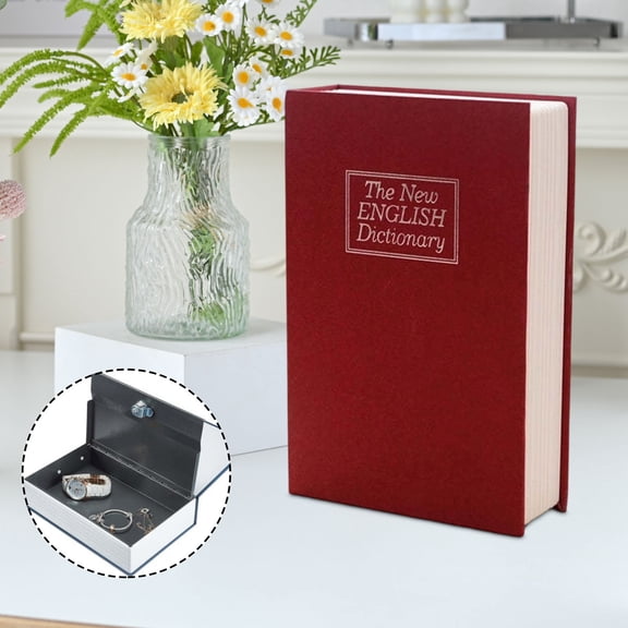 Eespoir A Book Safe, Disguised as a Hidden Storage Cabinet for Books, Secret Compartment for Valuables, Home Security, Decorative Book, Diversion Safe(B)