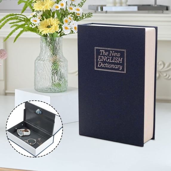 Eespoir A Book Safe, Disguised as a Hidden Storage Cabinet for Books, Secret Compartment for Valuables, Home Security, Decorative Book, Diversion Safe(C)