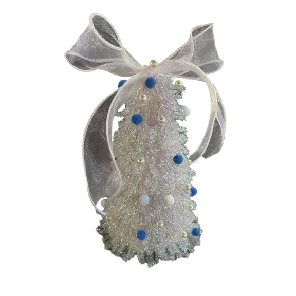 Eespoir Christmas DIY Christmas Tree, Material Kit for Holiday Craft, Family Activity, Kids Project, Festive Decor, Handmade Ornament, Seasonal Fun, Gift Making(A)