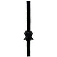 thumbnail image 1 of Eespoir Christmas Flocked Multi-Loop Bow, Plush Garland Bow, Cabinet Ribbon Decor, For Doors Handles And Mantels Holiday Display(Black), 1 of 6