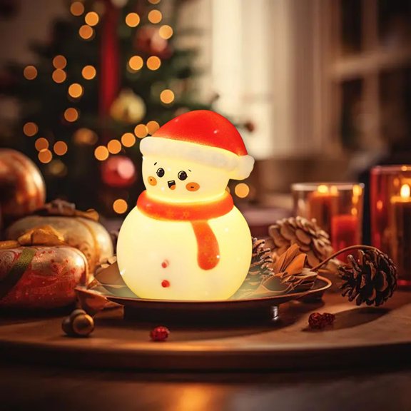 Eespoir Christmas Night Light, Holiday Night Light, Festive LED Light, For Seasonal Decoration Ambient Lighting(White)