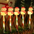 thumbnail image 1 of Eespoir Christmas Solar Ground Lights, 5 Pack Christmas Decorations Outside, Solar Lighted Santa Claus,Snowman with Garden Stakes, Yard Decor for Xmas Party, Holiday(C), 1 of 6