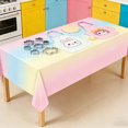 thumbnail image 1 of Eespoir Colorful Party Tablecloths, Plastic Disposable Tablecloths, Birthday and Holiday Table Covers, Bulk Party Supplies for Events, Celebrations, and Family Gatherings, 1 of 6
