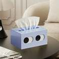 thumbnail image 1 of Eespoir Creatives Eyes Tissue Box, Rectangular Paper Towel Box, Table Paper Towel Box, for Table Car Office Desktop Storage, Blue, 1 of 6