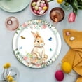 thumbnail image 1 of Eespoir Easter Theme Party Tableware, Spring Flower Bunny Disposable Set, Holiday Paper Plates For Easter Celebration, Kids Party, Spring Gathering, Festive Meal(B-7"), 1 of 4