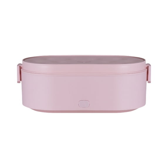 Eespoir Electrical Lunch Box With Car Mounted, Portable Electric Lunch Box, Automatic Heating And Insulation, For Office Workers Winter Use, Pink