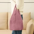 thumbnail image 1 of Eespoir Expandable And Multi-functional Large-capacity Shopping Bag, Stretchable Reusable Tote Bag For Grocery, Travel, Beach, Foldable, Lightweight(Pink), 1 of 6