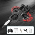 thumbnail image 1 of Eespoir Foam Remote Control Aircraft, Four UAV Children's Toy, Long Endurance Fighter Jet For Outdoor Flying, Beginner RC Plane, Backyard Fun, Durable Foam(Red), 1 of 5
