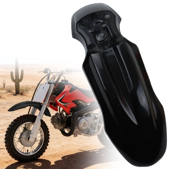 Eespoir Front s Mudguard, Off-Road Motorcycles , Pit Bike Mud Guard, for CRF50 Compatible Dirt Bikes, Trail Riding, Splash Protection, Sturdy Fit(Black)