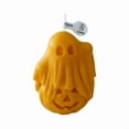 thumbnail image 1 of Eespoir Halloween Ghost Candles Orange Spooky Candle, Halloween Ghost Scented Candles, for Party Table Home Decor Halloween Gift, 1 of 5