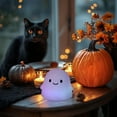 thumbnail image 1 of Eespoir Halloween Ghost Night Light, Kids Halloween Gifts, Silicone Charging Night, Bedside Lamp Mood Light, for Table Bedside, Home Decor, 1 of 6