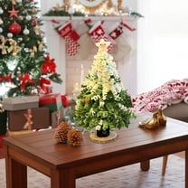 Eespoir Handmade Mini Christmas Tree, Special Stick Tabletop Christmas Tree Decoration, for Bedrooms, Bookshelves, and Desks, Holiday Table Décor