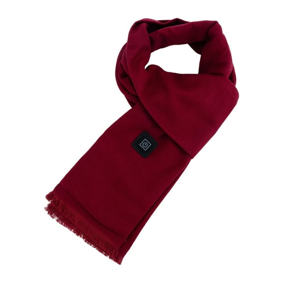 Eespoir Heated Scarf for Women & Men, Winter Heating Scarf, USB Corded Electric Neck Heater Soft Warm, for Casual, Outdoors, Shopping, Travel, Skiing, Fishing(C)