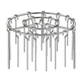 thumbnail image 1 of Eespoir Household Round Cooking Rack, Stainless Steel Vertical Circular Airss Fryer Barbecue Grill, Small Roasting Rack, for Meat skewers, Chicken Legs, W-ings, Thighs, 1 of 7