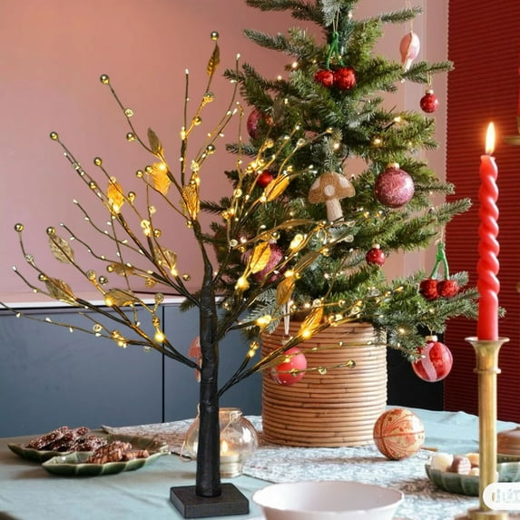 Eespoir LED Tabletop Bonsai Tree Lights, Indoor Placement Home Decoration Lights, for Indoor Table Harvest/Christmas Party Home Decor