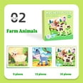 thumbnail image 1 of Eespoir Magnetic Puzzle, Children Thinking Toys, Age 3 to 6, Educational Puzzle Game, Learning Development Activity, Cognitive Skill Building(Green), 1 of 4