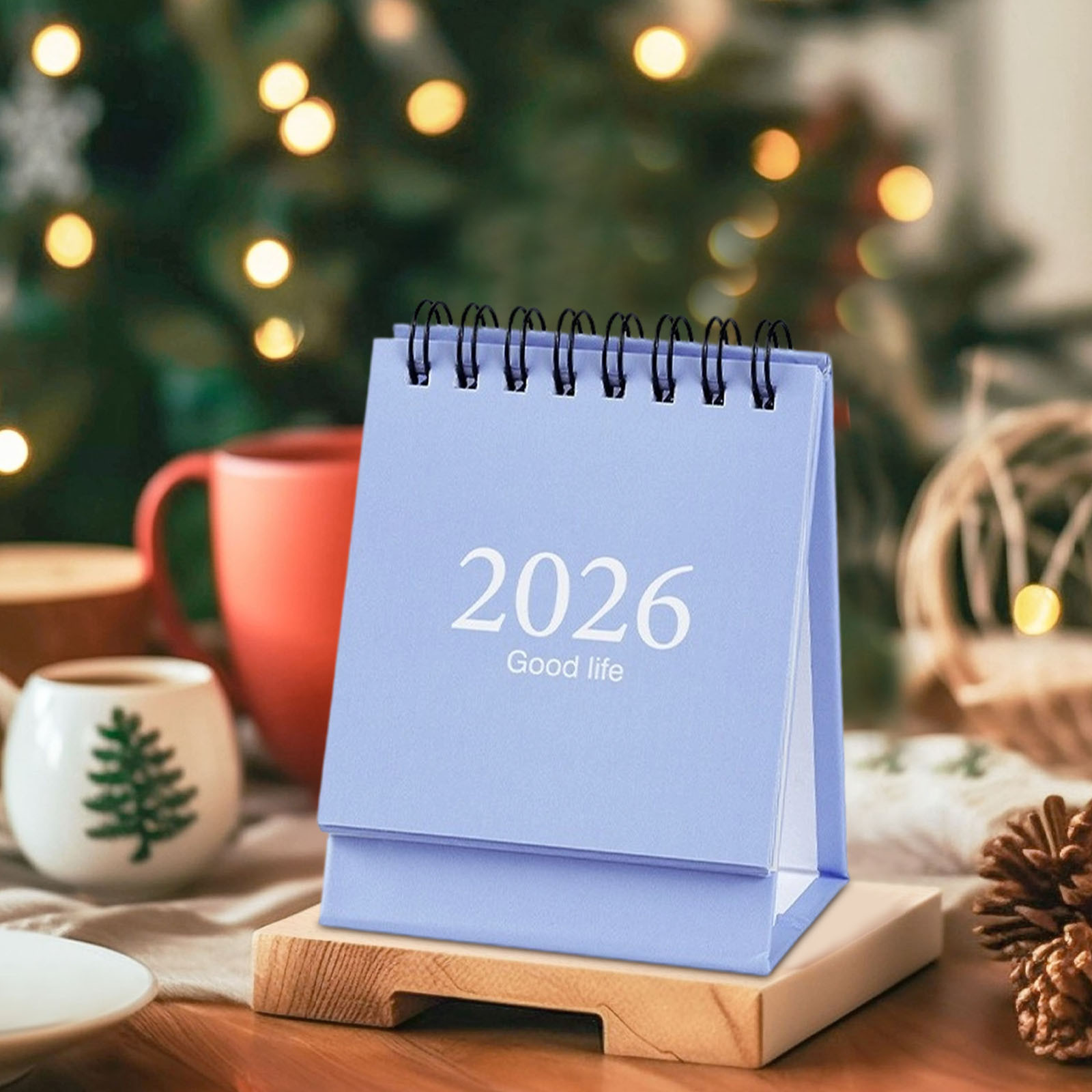 Eespoir Mini Desk Calendar, 2026 Desktop Ornament Planner, Small ...