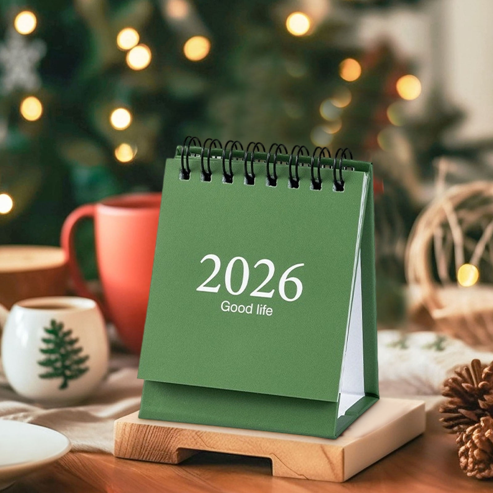 Eespoir Mini Desk Calendar, 2026 Desktop Ornament Planner, Small ...
