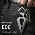 thumbnail image 1 of Eespoir Multi-functional Multi-purpose Sword, Compact Multi-Tool Keychain, Pocket Survival Tool, For Unboxing Packages, Outdoor Camping, Emergency Kit, Hiking, 1 of 8