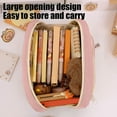 thumbnail image 1 of Eespoir Pencil Case Large Capacity Pencil Pouch, Cute Aesthetic Pencil Storage Bag, Zippered Stationery Storage Bag, for Sch-ool And Office Supplies, 1 of 6