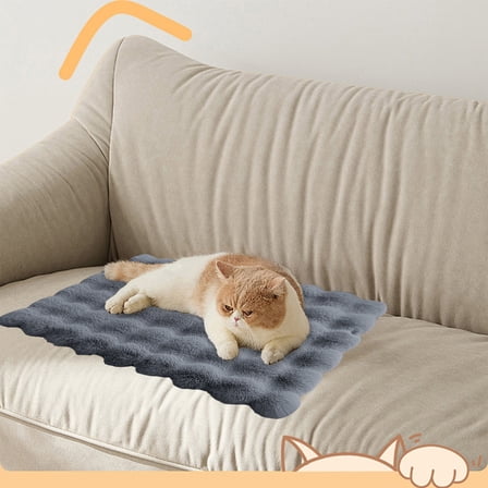 Eespoir Pet Products Selfs Warming Bed Pad Selfs Heating Thermal Dog Bed Mat, Pet Warming Pad, Thermal Cat Mat, For Feral And Indoor Cats Warmer(Gray)
