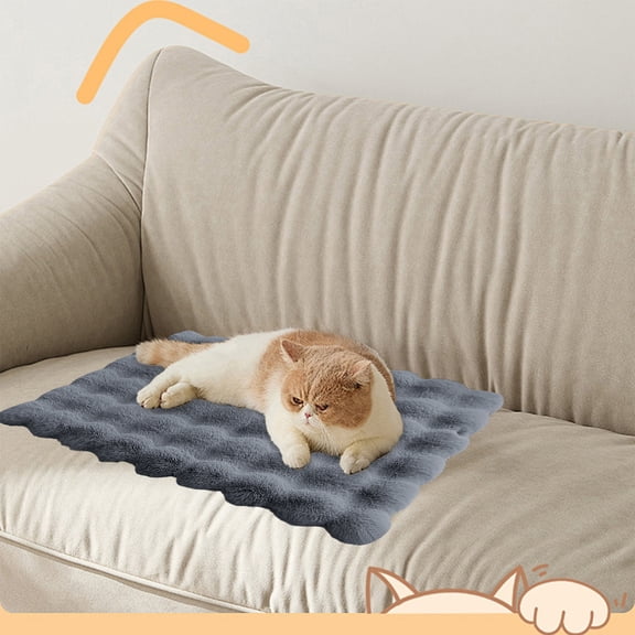 Eespoir Pet Products Selfs Warming Bed Pad Selfs Heating Thermal Dog Bed Mat, Pet Warming Pad, Thermal Cat Mat, For Feral And Indoor Cats Warmer(Gray)
