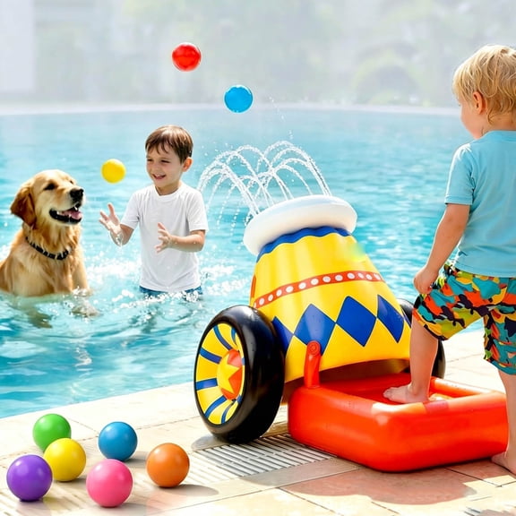 Eespoir Pvc Inflatable Shooting Ball Swimming Pool Toy, Inflatable Pool Basketball Toy, Shooting Ball Pool Game For Children Party Gift Outdoor Water Play