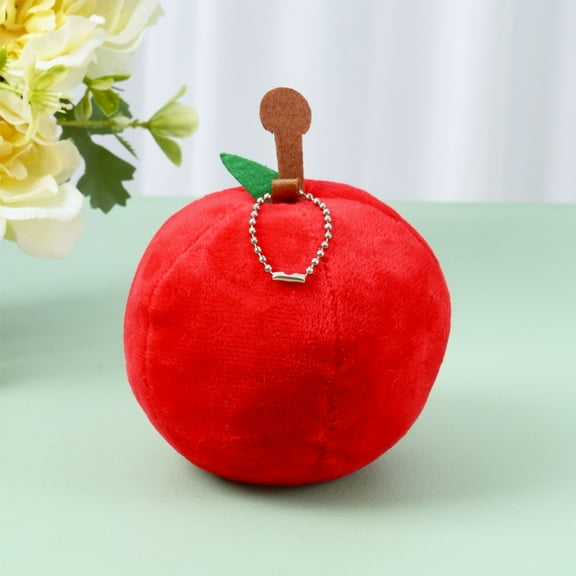 Eespoir Simulation Apple Pillow Decorative, Apple Shaped Throw Pillow, Soft Fruit Plush Pillows Floor Cushion, for Home Decor, Living Room, Bedroom, Office, Red