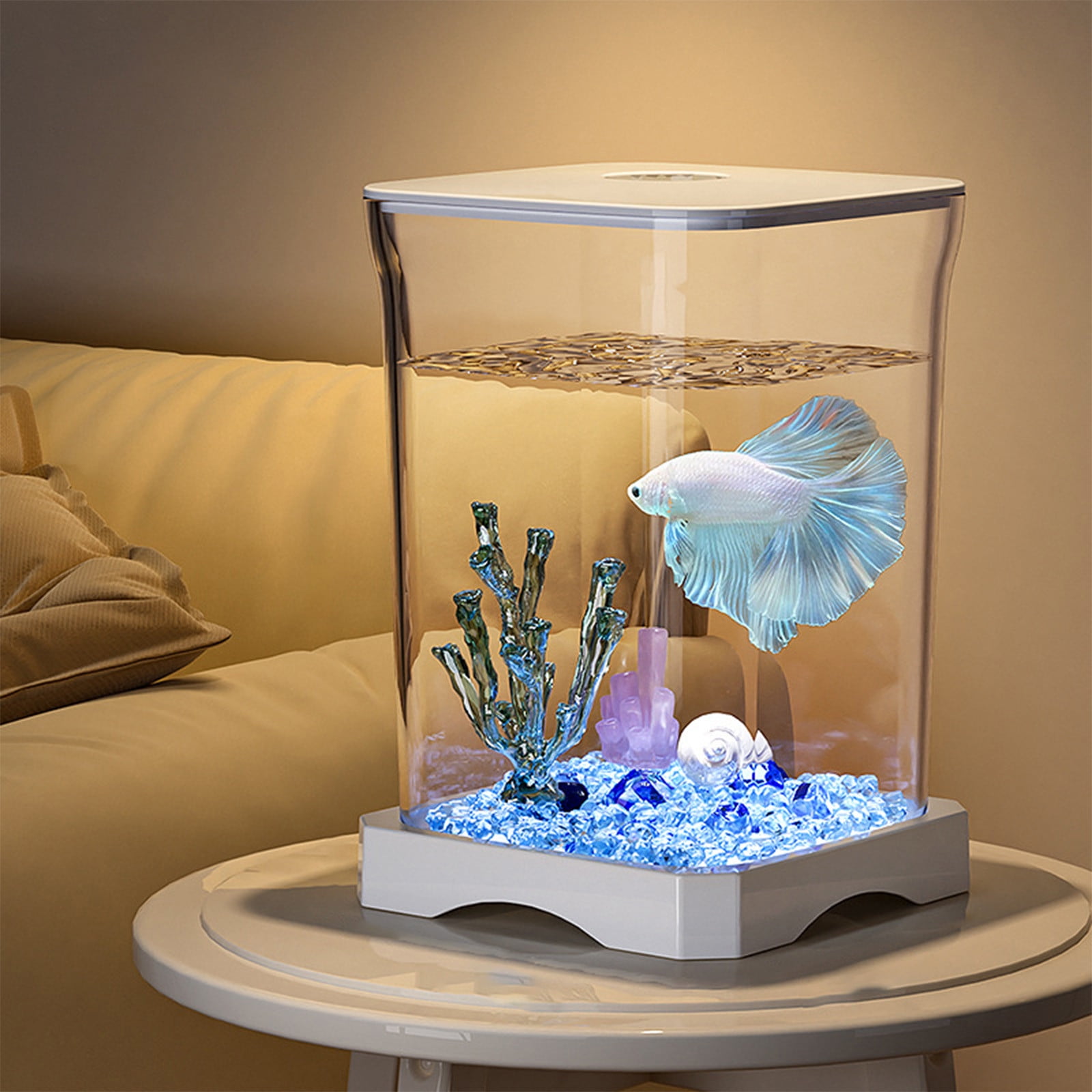 Photo inspiration: Picture Idea: Eespoir Small Fish Tank Acrylic Aquarium Starter Kits With Top
