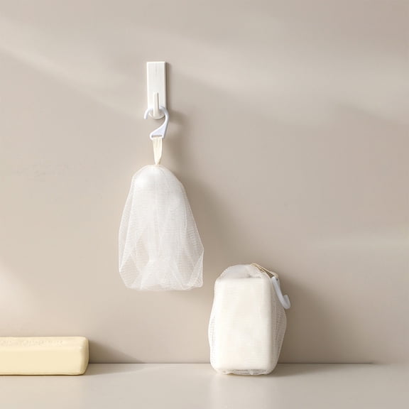 Eespoir Soap Foaming Net Foam Net, Soap Mesh Bag Soap Net Pouch, Bathroom Washing Shower Hanging Soap Storage Bag, for Soap Saver, Sturdy