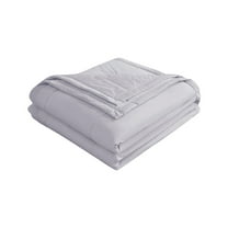 Eespoir Soft Cooling Comforter Flannel Blankets, All-Season Cozy Fabric, Lightweight, Hypoallergenic Bedding, Machine Washable, Gray