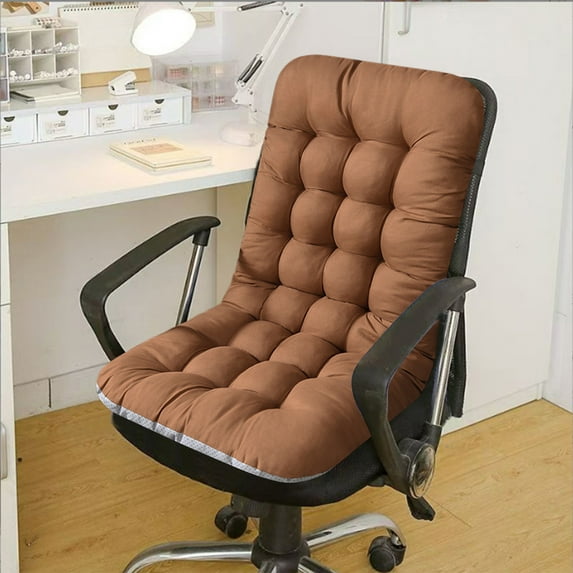 Eespoir Solid Color Cushion, Winter Recliner Rocking Chair Cushion, Indoor/Outdoor Thickened Rocking Chair Cushion, Soft Seating Cushion, Brown