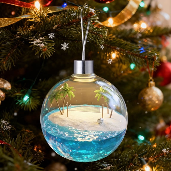 Eespoir Sports Balls Christmas Ornaments, Sports Themed Tree Decor for Athletes, Holiday Display for Fans, Team Spirit, Seasonal Celebration, Gift for Sports Lovers(A)