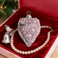 thumbnail image 1 of Eespoir Valentines Day Glass Heart, Decorative Storage Box, Gift Ornament Container, Trinket Display Case, Romantic Home Decor, Keepsake Holder(Pink), 1 of 6