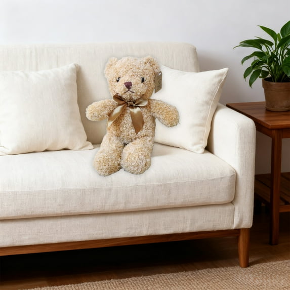 Eespoir Valentines Day Teddy Bear, Cuddly Toy Rag Doll, Children's Activities Gift Doll, For Kids Gift, Birthday Present, Stuffed Animal, Hug Toy, Soft Plush, Carrying Companion(Yellow)