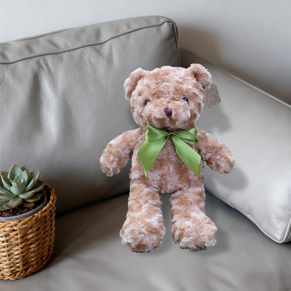 Eespoir Valentines Day Teddy Bear, Cuddly Toy Rag Doll, Children's Activities Gift Doll, For Kids Gift, Birthday Present, Stuffed Animal, Hug Toy, Soft Plush, Carrying Companion(Khaki)