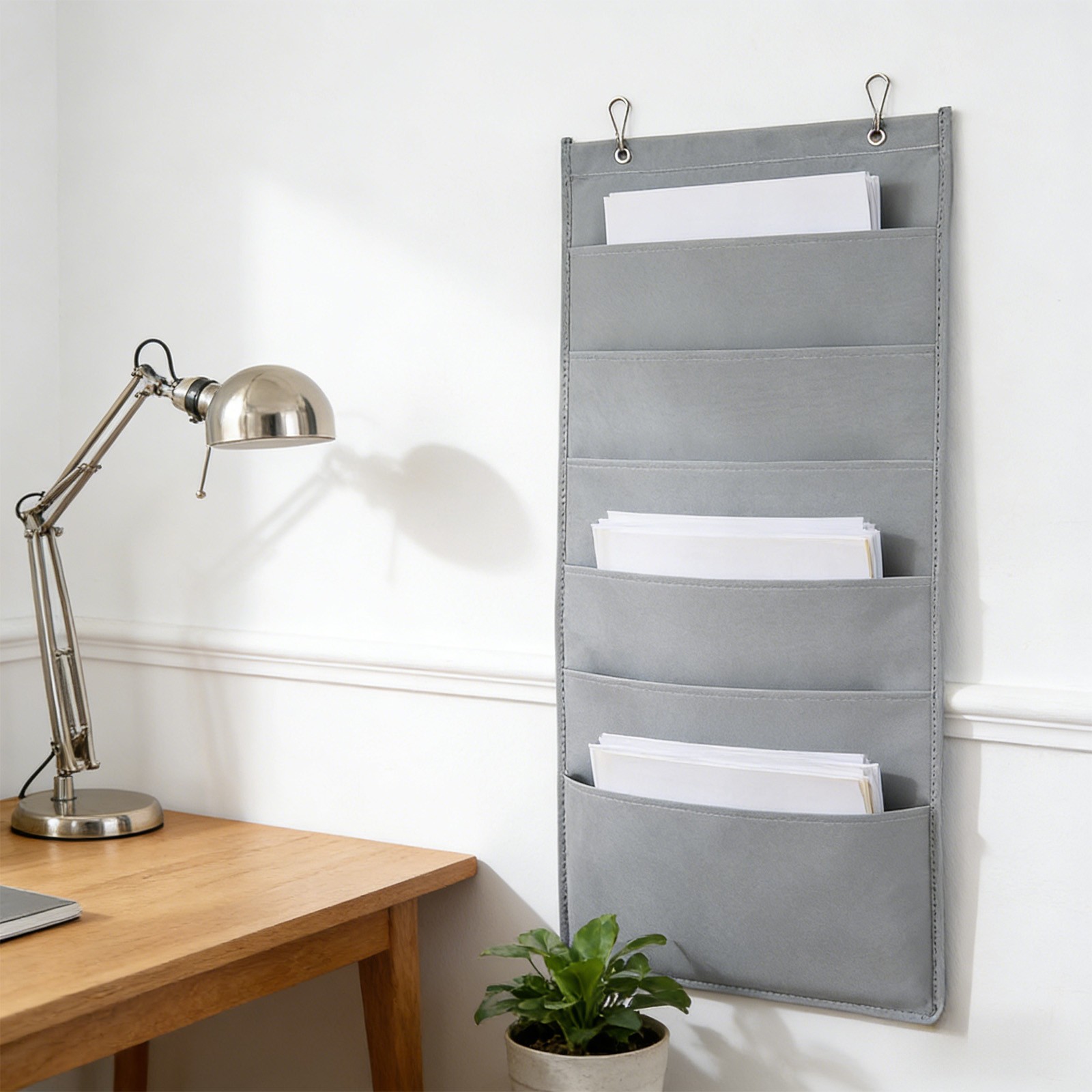 Hanging Document Rack Eespoir Wall Mounted Handheld File Storage, Portable File Organizer ...