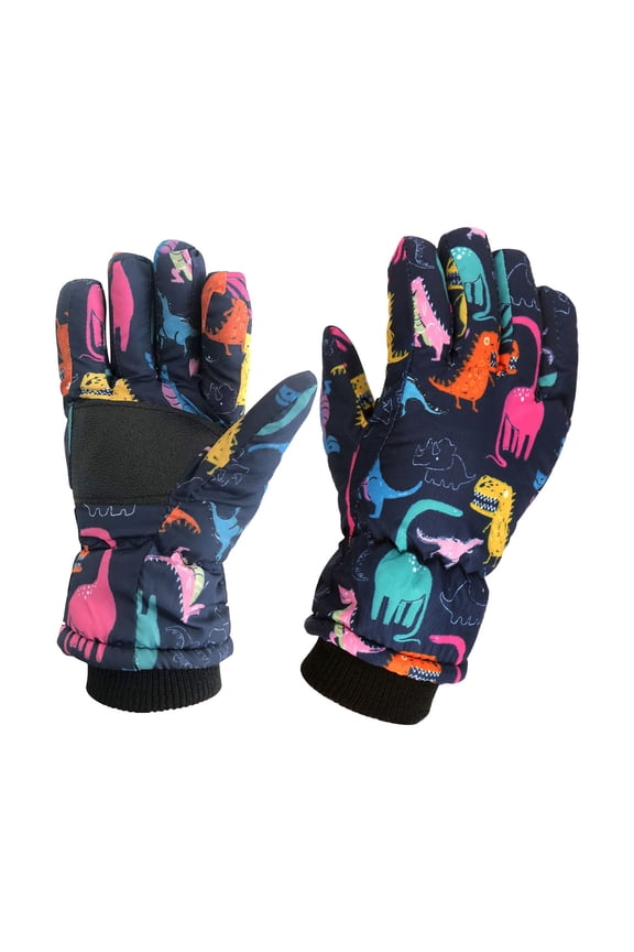 Winter Gloves For Kids, Children's Snow Play Gloves, Warm Knitted Mittens, For Building Snowmen, Ice Skating, Winter Sports, Daily Wear, Gift, Sturdy Outdoor Glove(E)