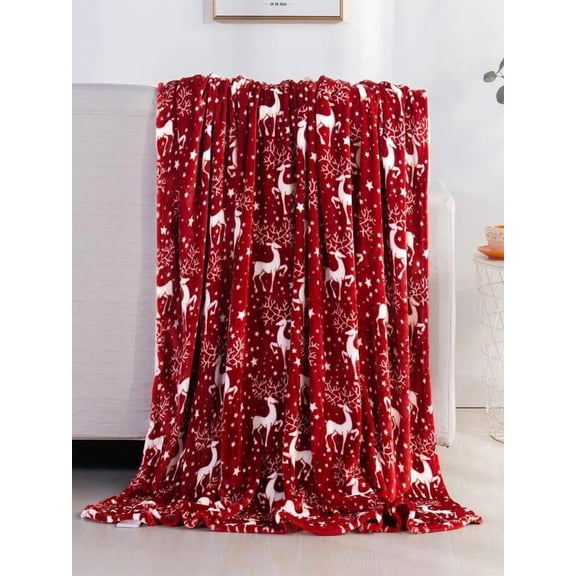 Eespoir Winter Warm Sleeping Cover Blanket, Cozy Bed Blanket, Extra Warmth Throw, For Cold Nights, Bedroom Use, Sofa Lounging, Soft Material, Comfortable Sleep(C-L)