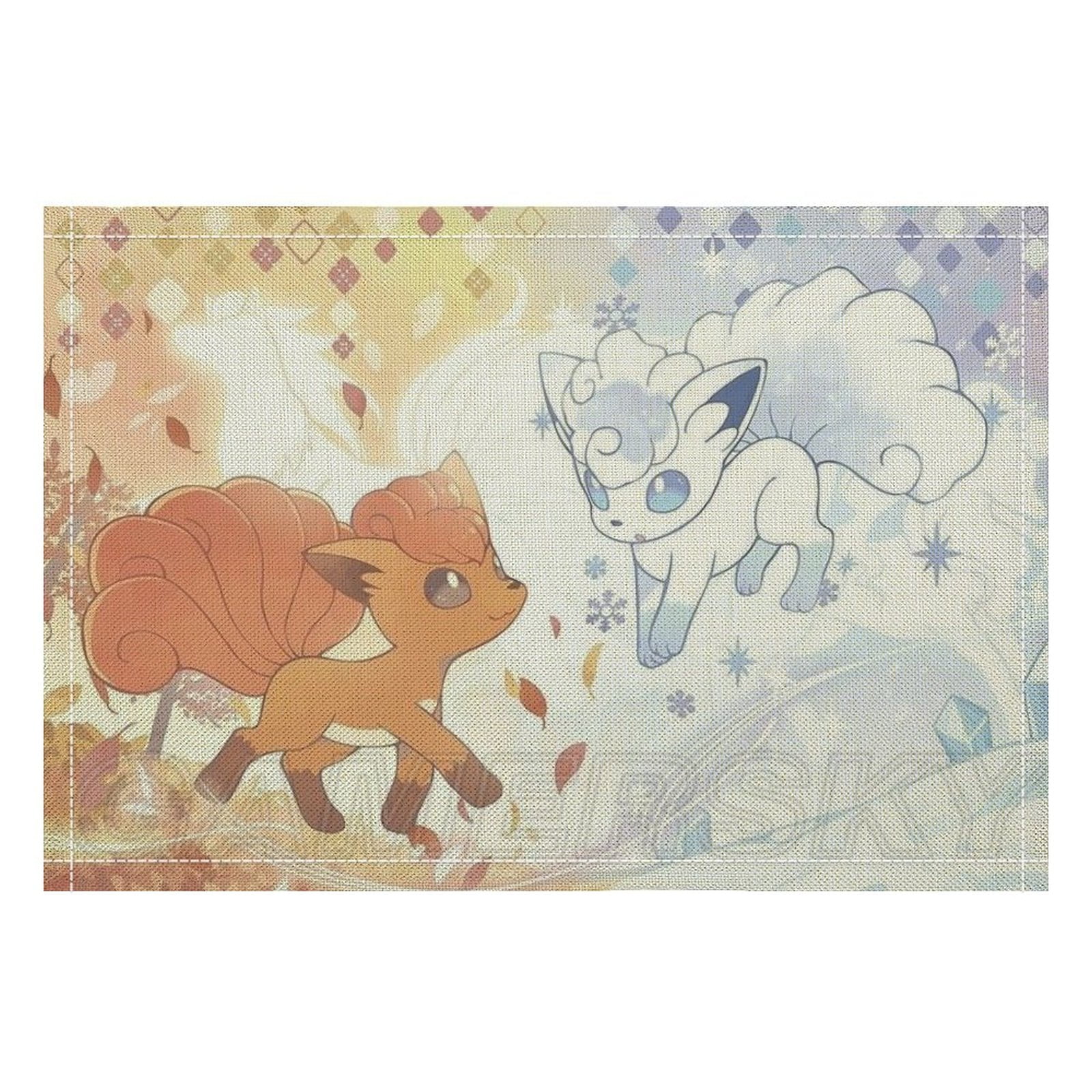 Eevee Evolutions Linen Placemat, Tabletop Decor Reusable Washable Party ...