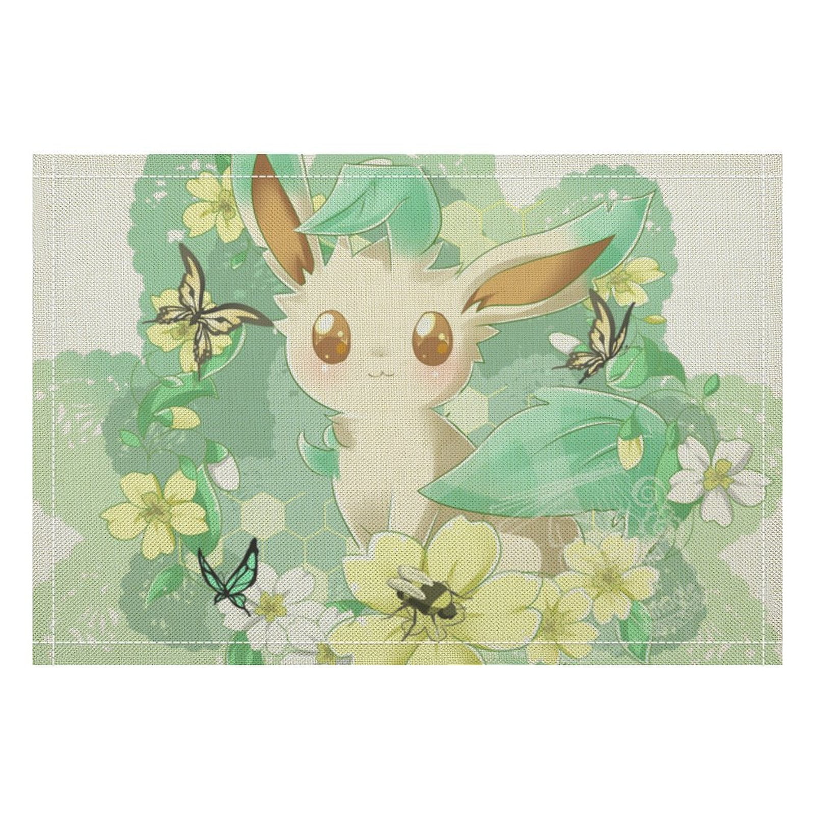 Eevee Evolutions Linen Placemat, Tabletop Decor Reusable Washable Party ...