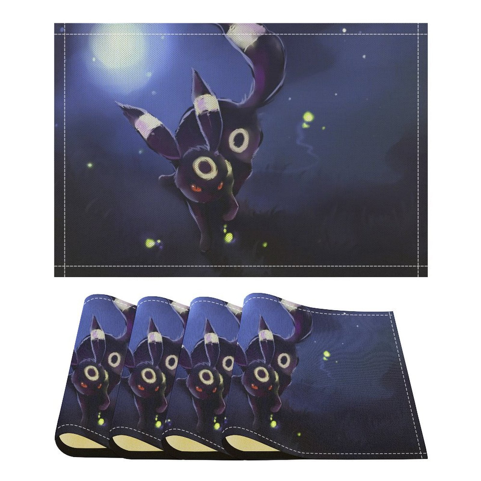 Eevee Linen Placemat, Tabletop Decor Reusable Washable Party ...