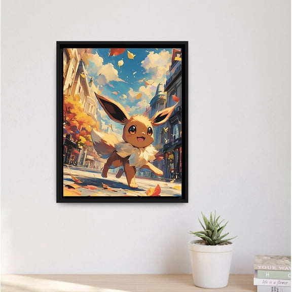 Eevee Pokemon Poster Anime Bedroom Wall Art Gamer Decor 8x12 UNFRAMED