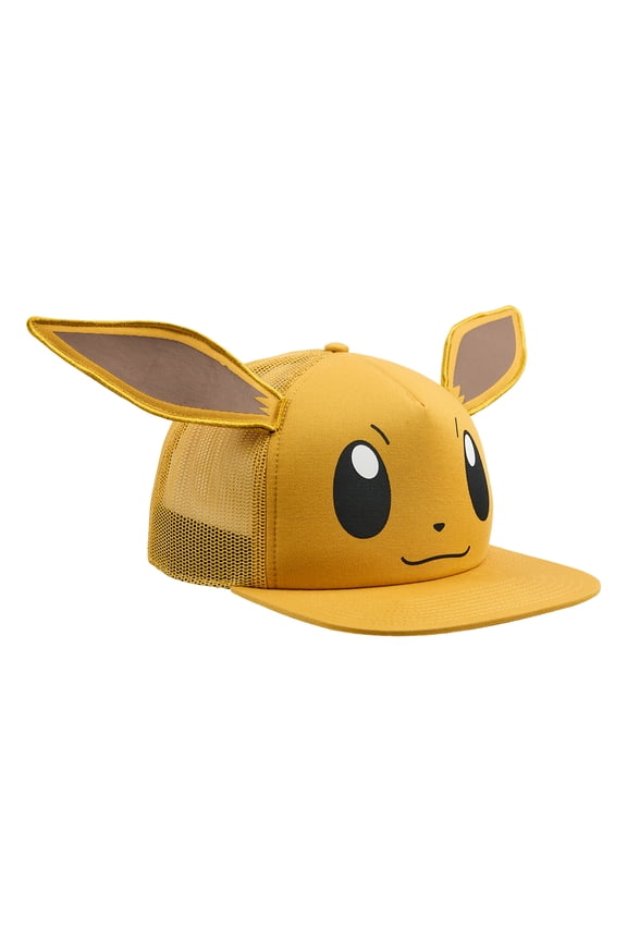 Pokemon Eevee Novelty Snapback Trucker Hat