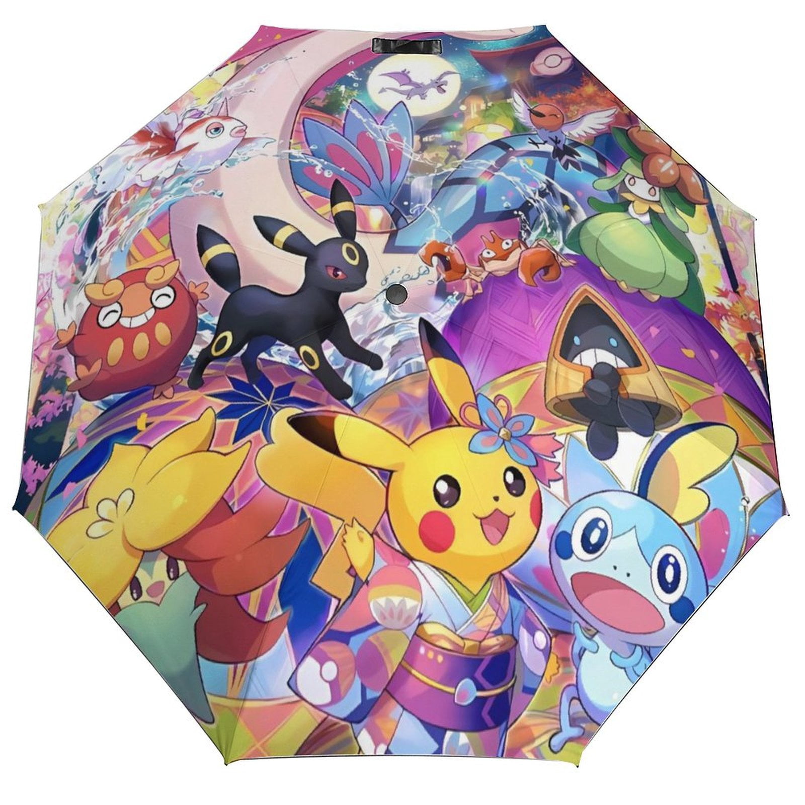 Eevee Sun umbrella Automatic Open/Close Sun Rain Travel Umbrella UV ...