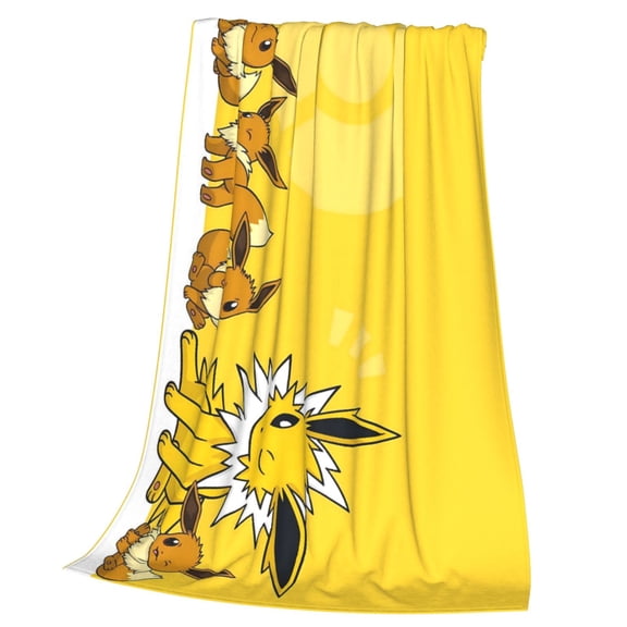 Eevee Throw Blanket, Lightweight, Soft & Easy to Fold, Perfect for Home and On-the-Go 50x40