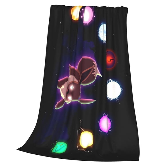 Eevee Throw Blanket, Lightweight, Soft & Easy to Fold, Perfect for Home and On-the-Go 50x40